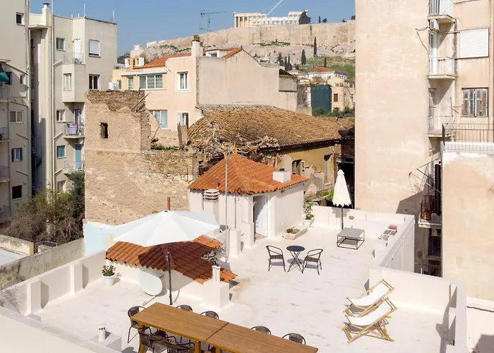 Acropolis Heights At The Foot Of The Parthenon
